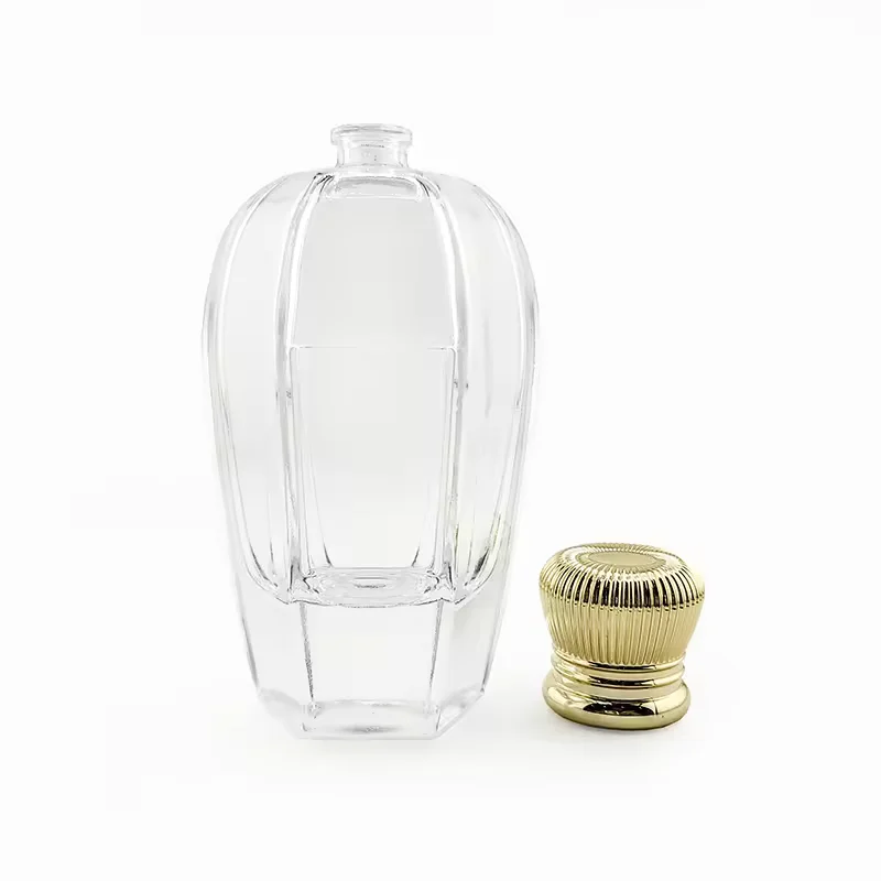 Round Glass Perfume Bottle