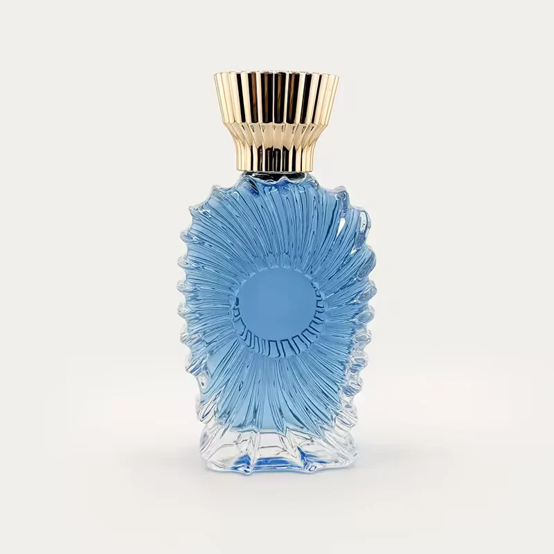 Red Glass Perfume Bottle