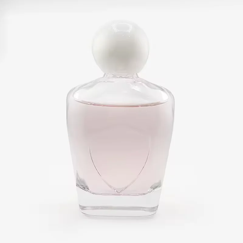Clear Square Glass Perfume Bottle