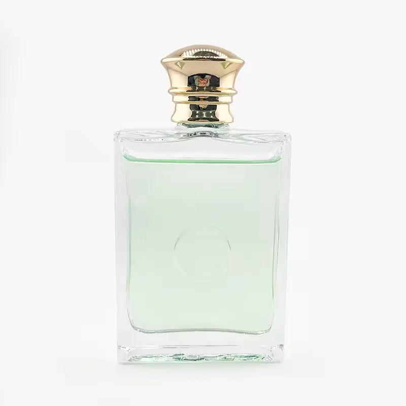 Clear Square Glass Perfume Bottle