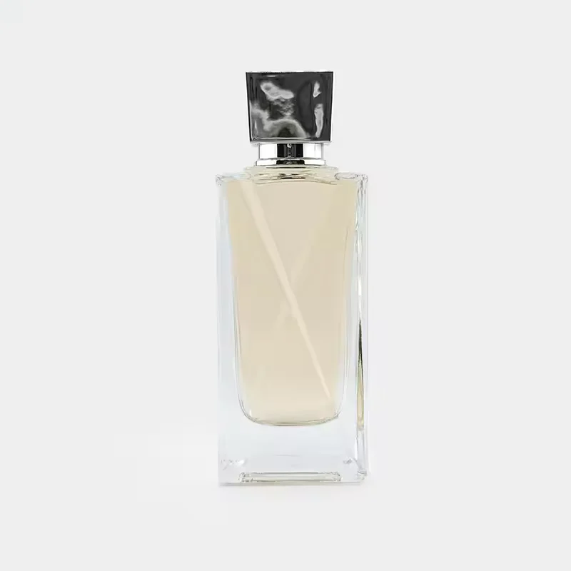 Clear Square Glass Perfume Bottle