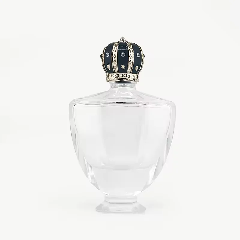 Customizable Glass Perfume Bottles Refillable Pump Sprayer with Silk