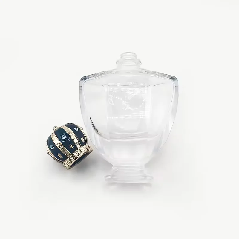 Customizable Glass Perfume Bottles Refillable Pump Sprayer with Silk image 2