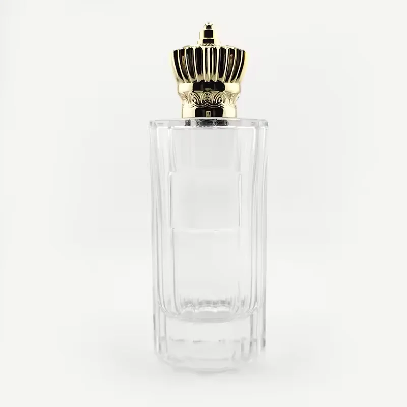 Royal Court Style Leak Proof Screw Cap Perfume Bottle Luxury Glass Packaging