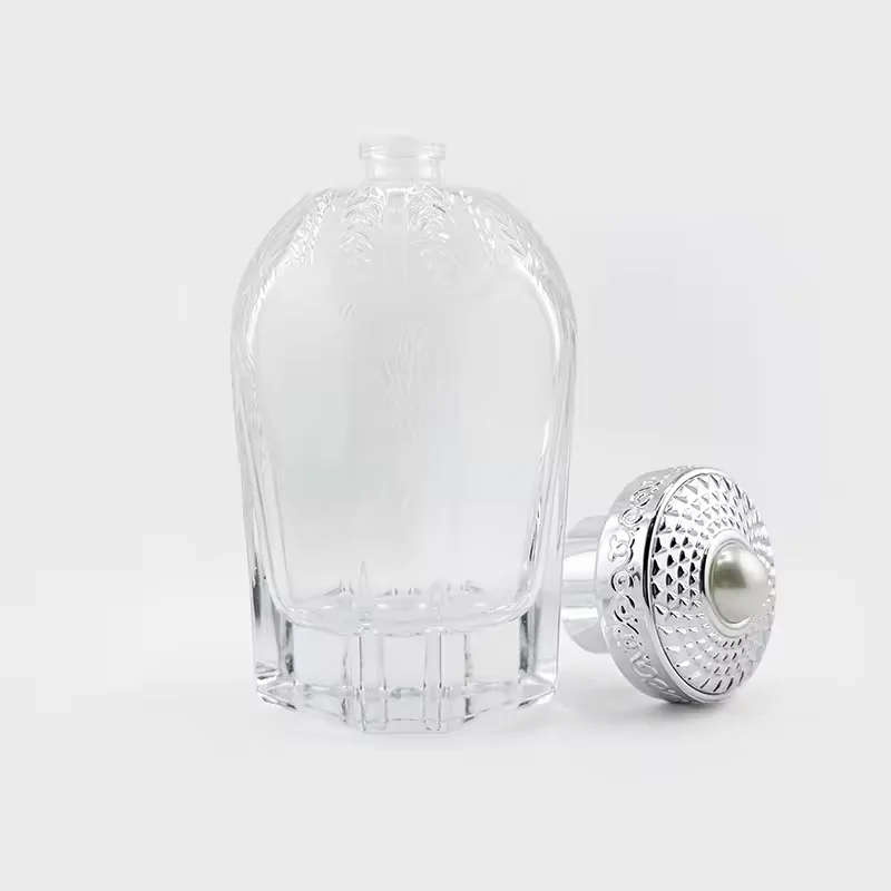 Cylindrical Glass Perfume Bottle with Gift Box