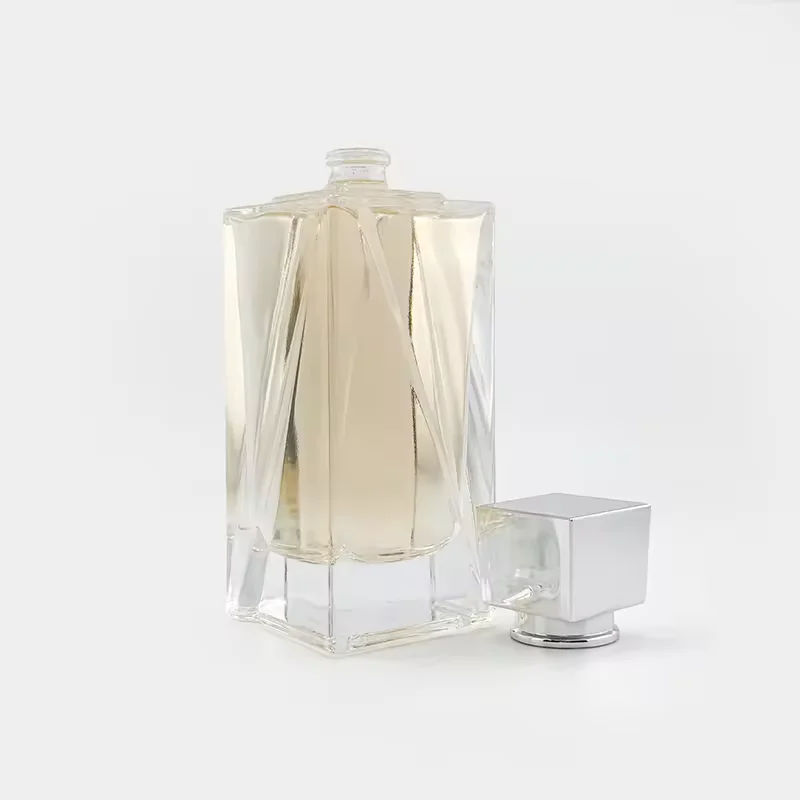 Square Glass Perfume Bottle with Gift Box