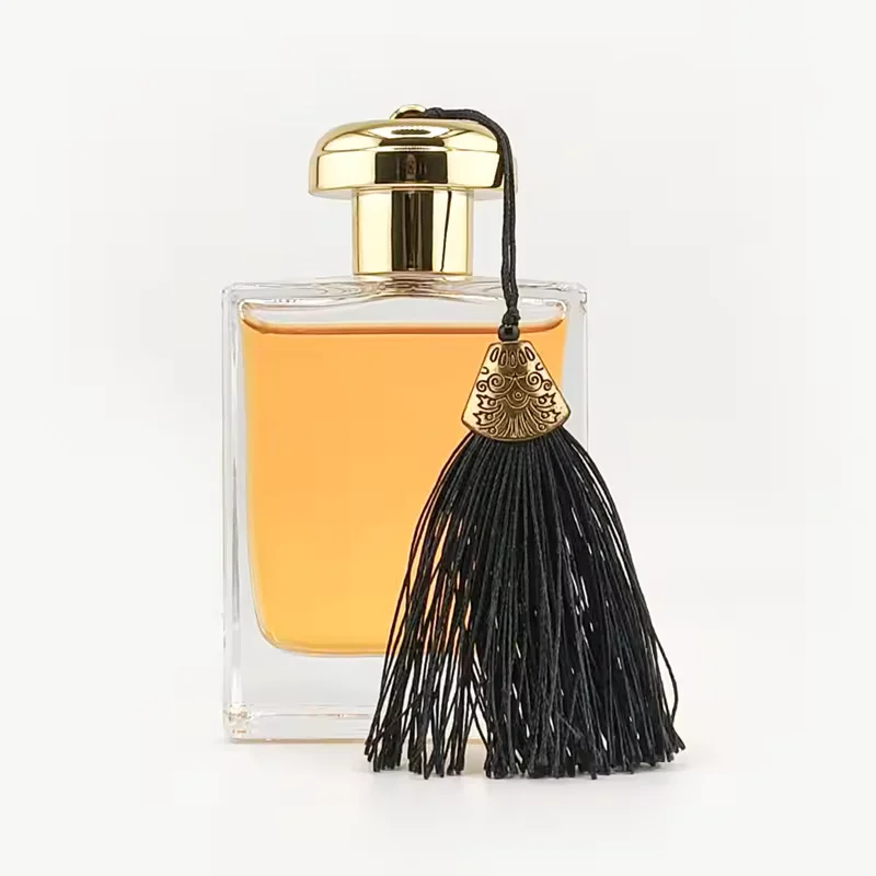 Square Glass Perfume Bottle with Pump Sprayer