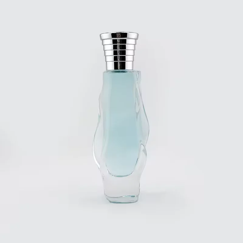 Red Glass Perfume Bottle