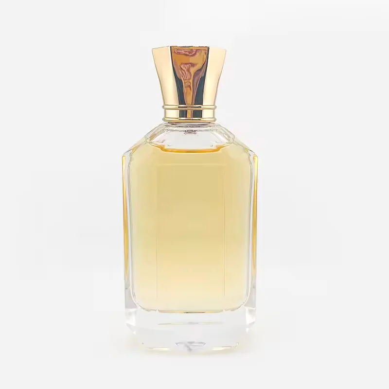 Square Glass Perfume Bottle with Pump Sprayer