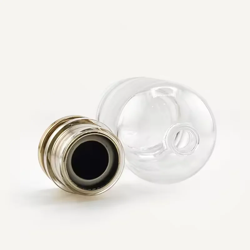 Frosted Cylindrical Glass Perfume Bottle with Pump Sprayer image 4