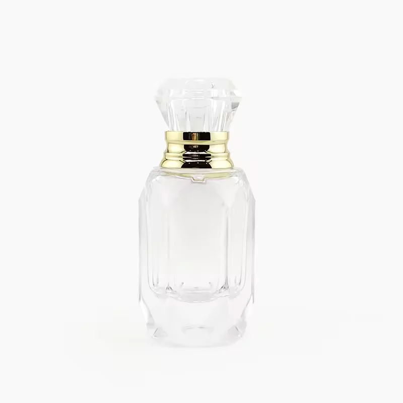 Square Glass Perfume Bottle with Pump Sprayer
