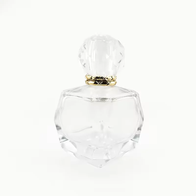 100pcs Customized Luxury Empty Glass Perfume Bottles with Plastic Cap