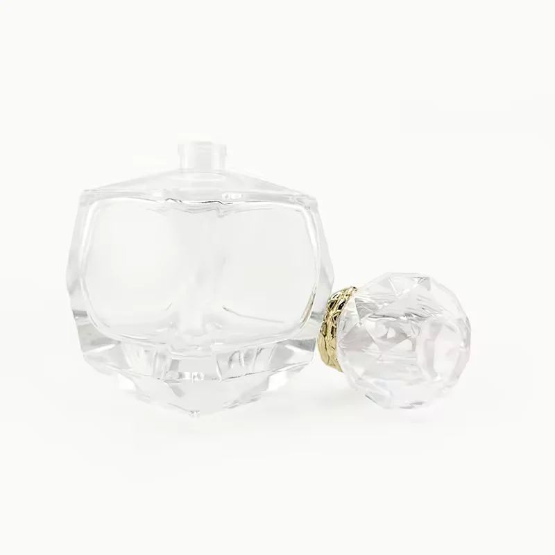 100pcs Customized Luxury Empty Glass Perfume Bottles with Plastic Cap image 3