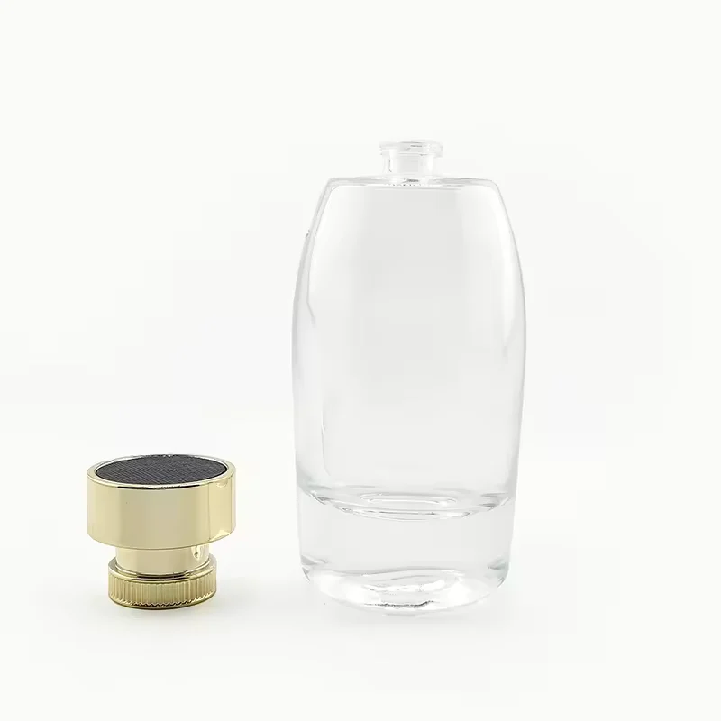 Red Cylindrical Glass Perfume Bottle image 2