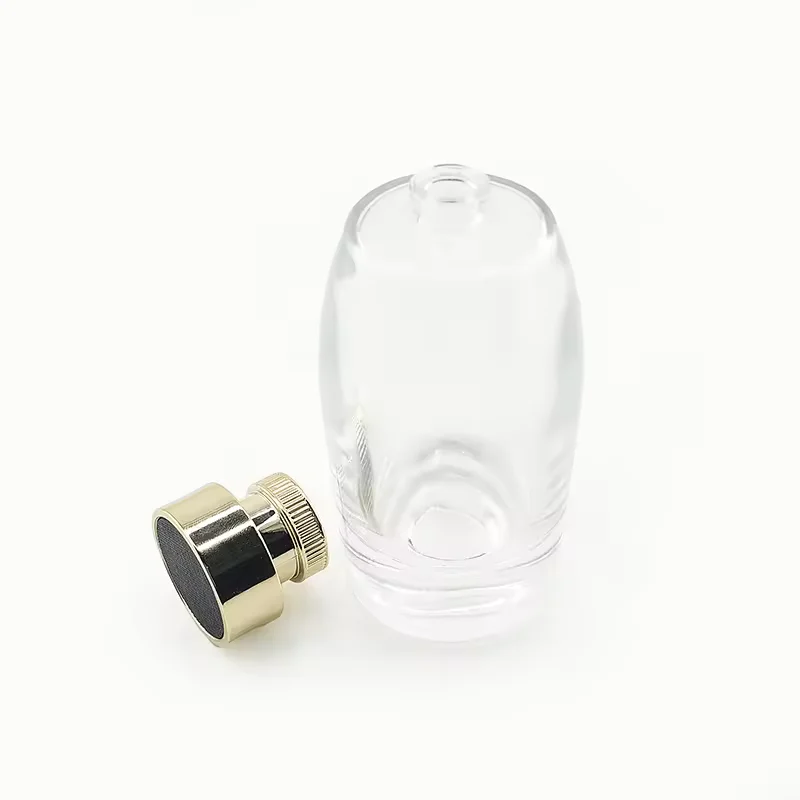 Red Cylindrical Glass Perfume Bottle image 4