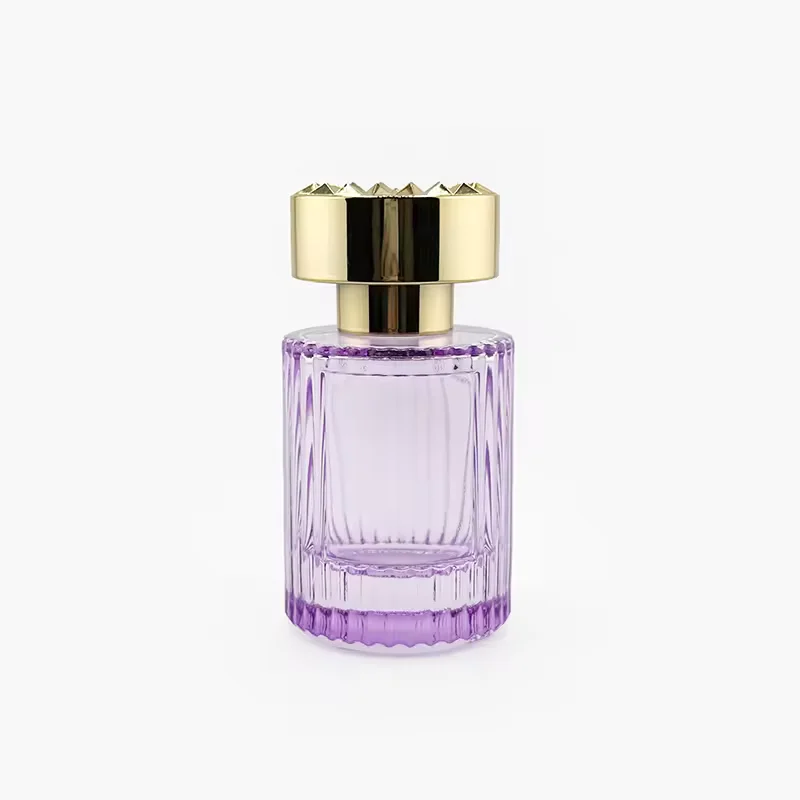 Cylindrical Glass Perfume Bottle