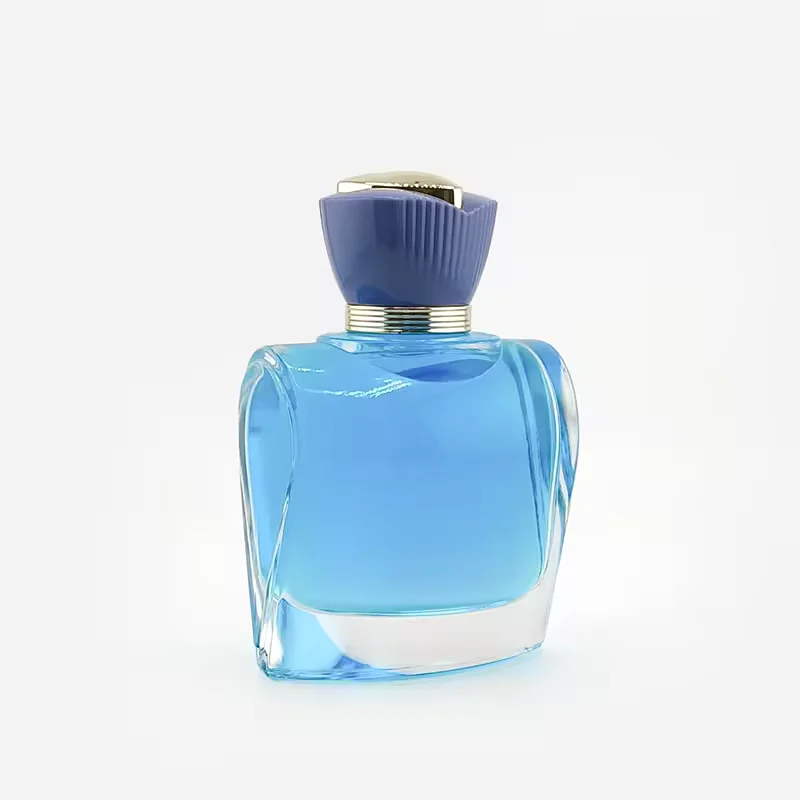 Frosted Glass Perfume Bottle with Pump Sprayer