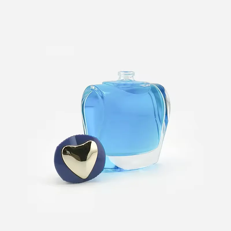 Clear Glass Perfume Bottle with Gift Box