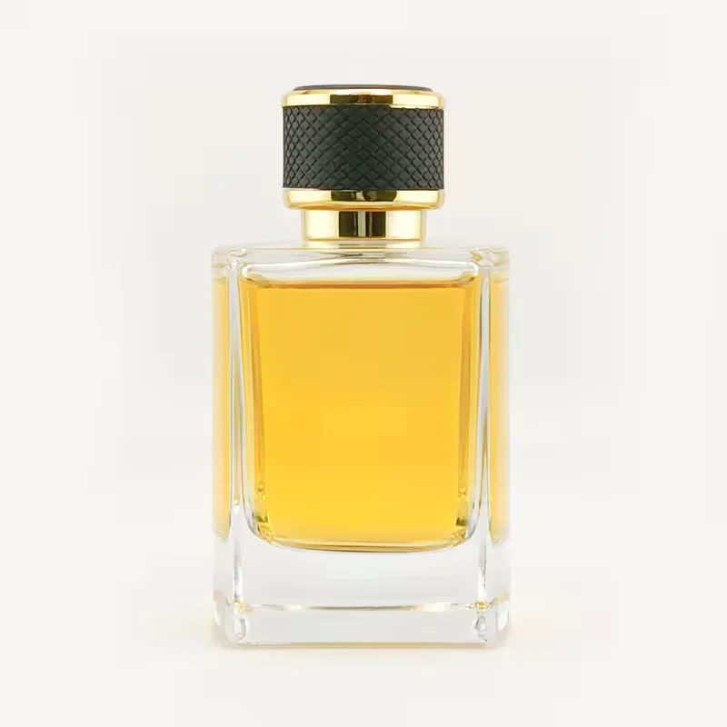 Black Square Glass Perfume Bottle