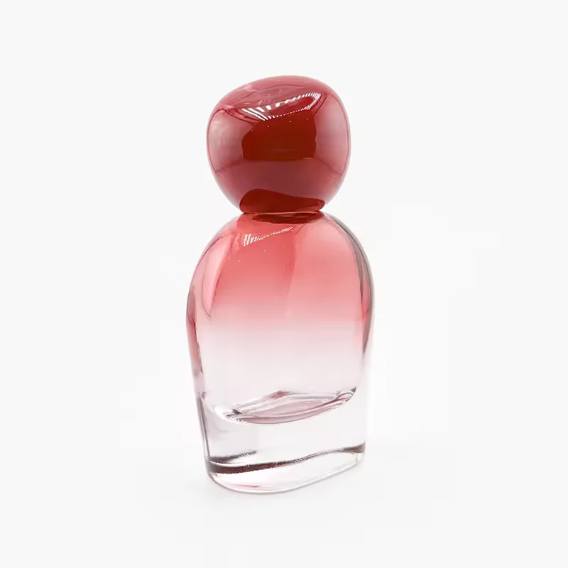 Round Glass Perfume Bottle with Pump Sprayer image 4