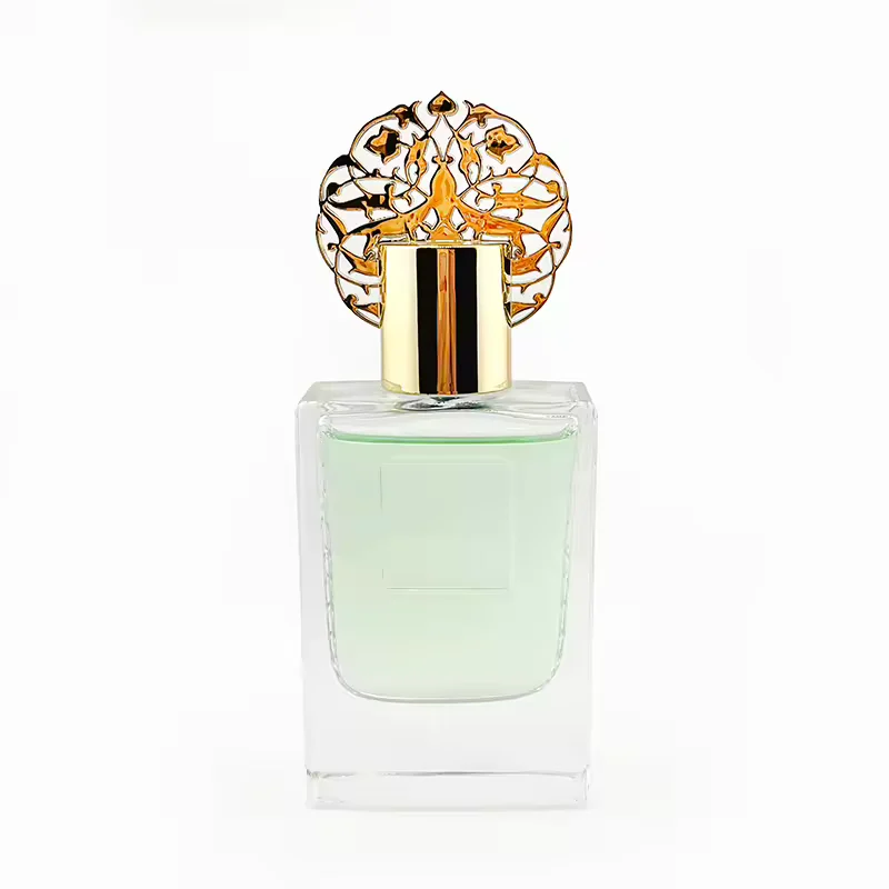 Luxury Empty Glass Bottle Fancy Design Customizable Screen Printing Pump
