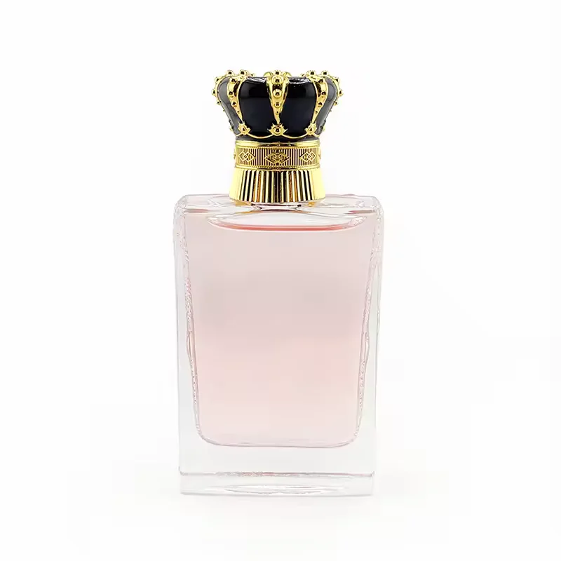 Black Square Glass Perfume Bottle