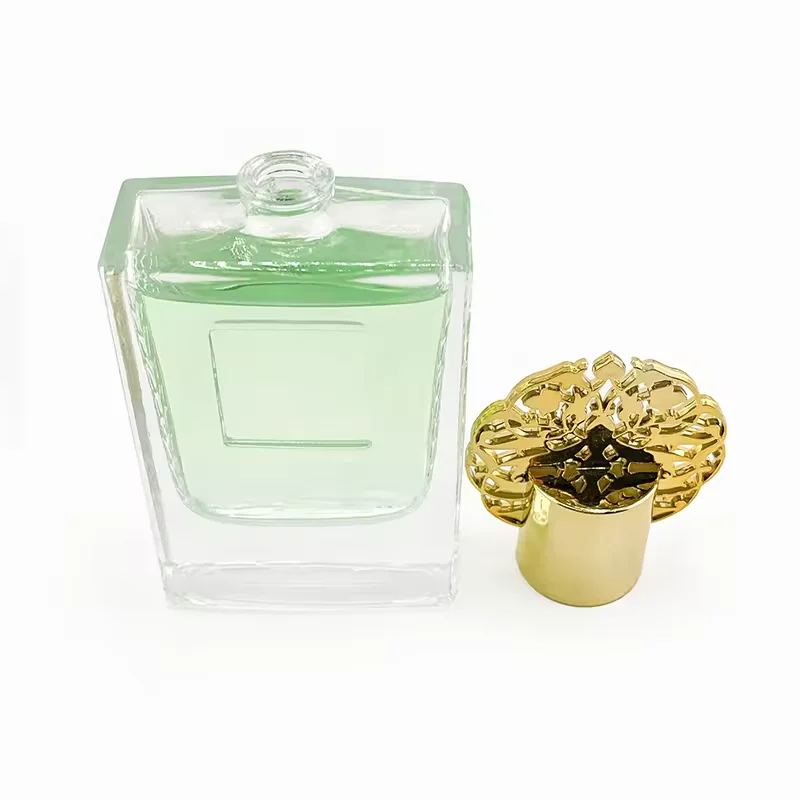 Rectangular Glass Perfume Bottle with Gift Box image 2