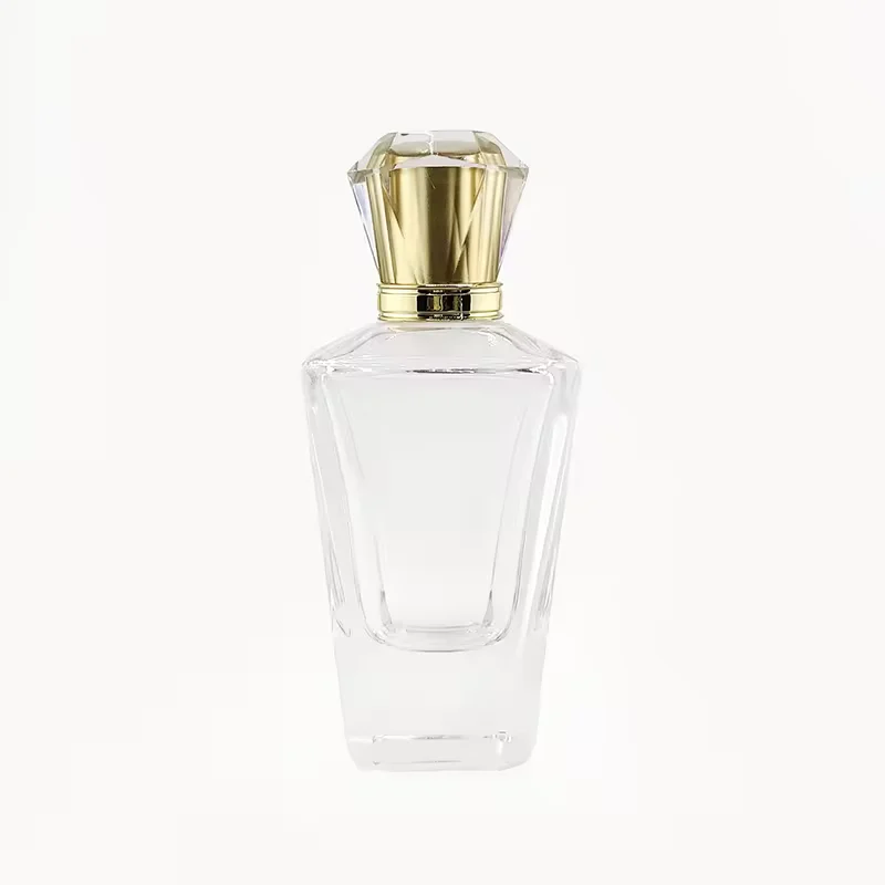 Clear Glass Perfume Bottle with Custom Logo