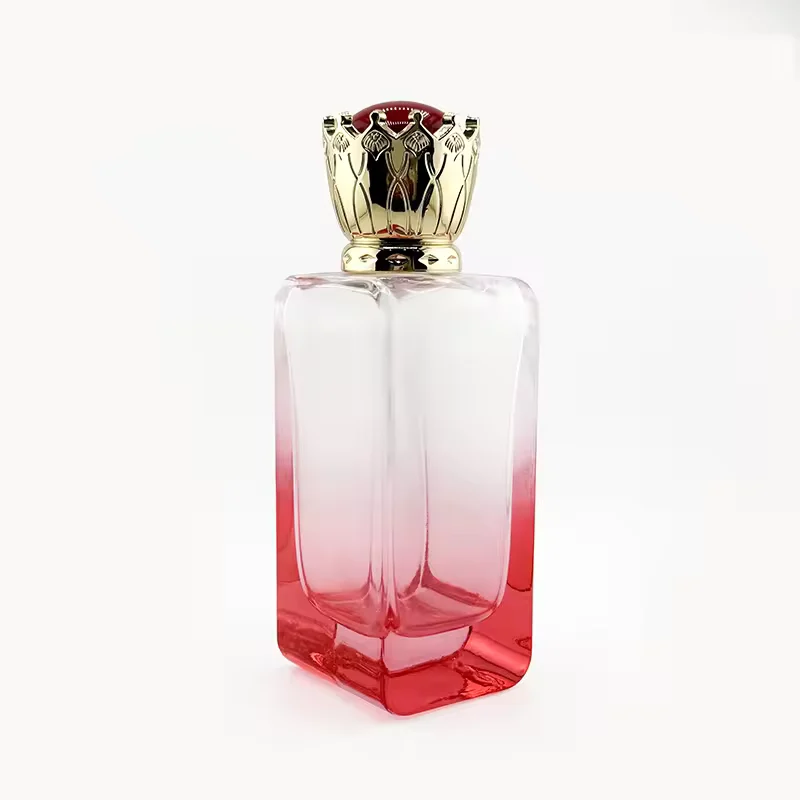 Gradient Square Glass Perfume Bottle image 2