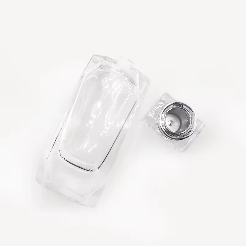 Custom Color Glass Perfume Bottles Refillable Pump Sprayer Cosmetic image 3