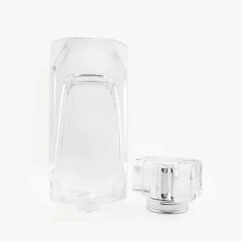 Custom Color Glass Perfume Bottles Refillable Pump Sprayer Cosmetic image 4