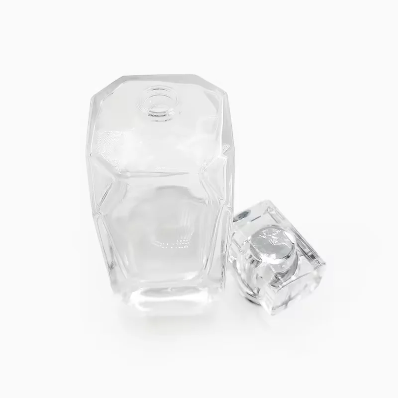 Custom Color Glass Perfume Bottles Refillable Pump Sprayer Cosmetic image 5