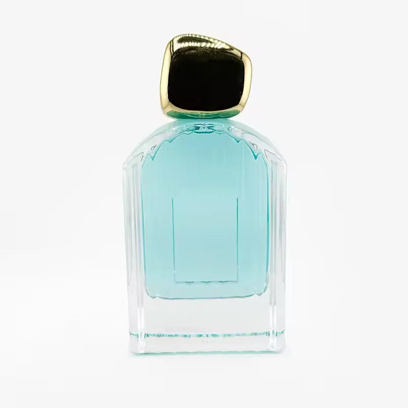 Clear Square Glass Perfume Bottle
