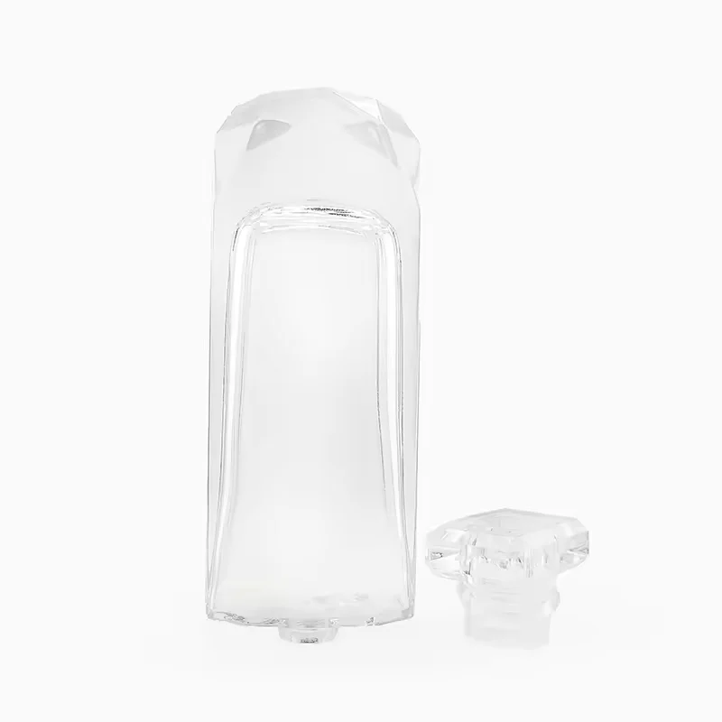 Clear Glass Perfume Bottle with Pump Sprayer image 3