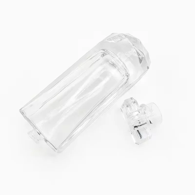 Clear Glass Perfume Bottle with Pump Sprayer image 4