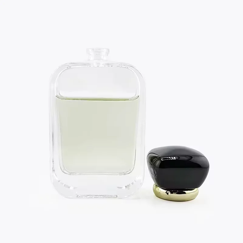 Black Square Glass Perfume Bottle image 4