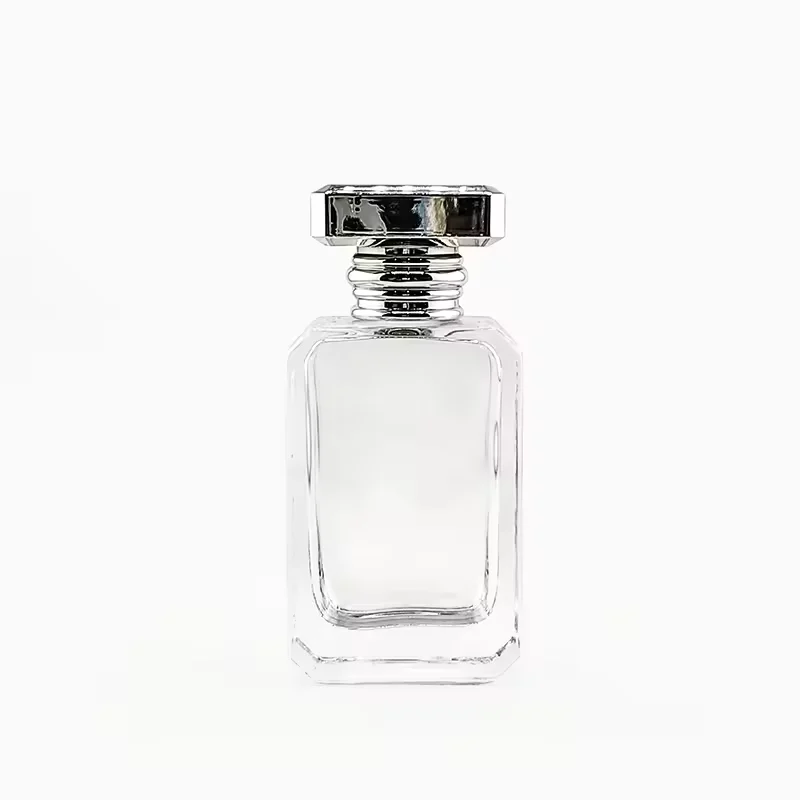 Clear Glass Perfume Bottle with Pump Sprayer
