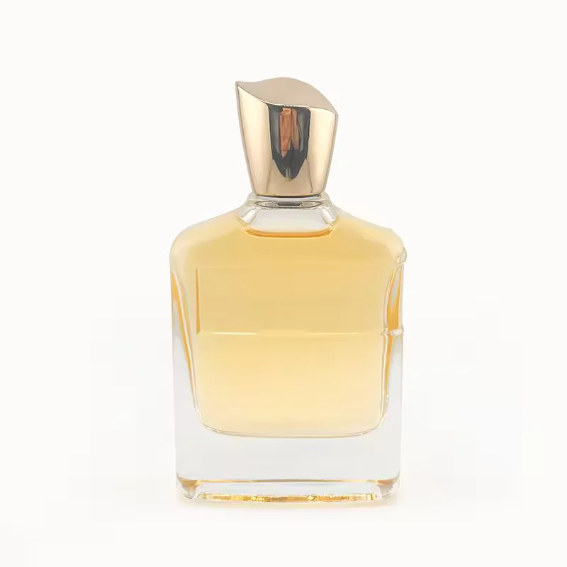 Clear Square Glass Perfume Bottle
