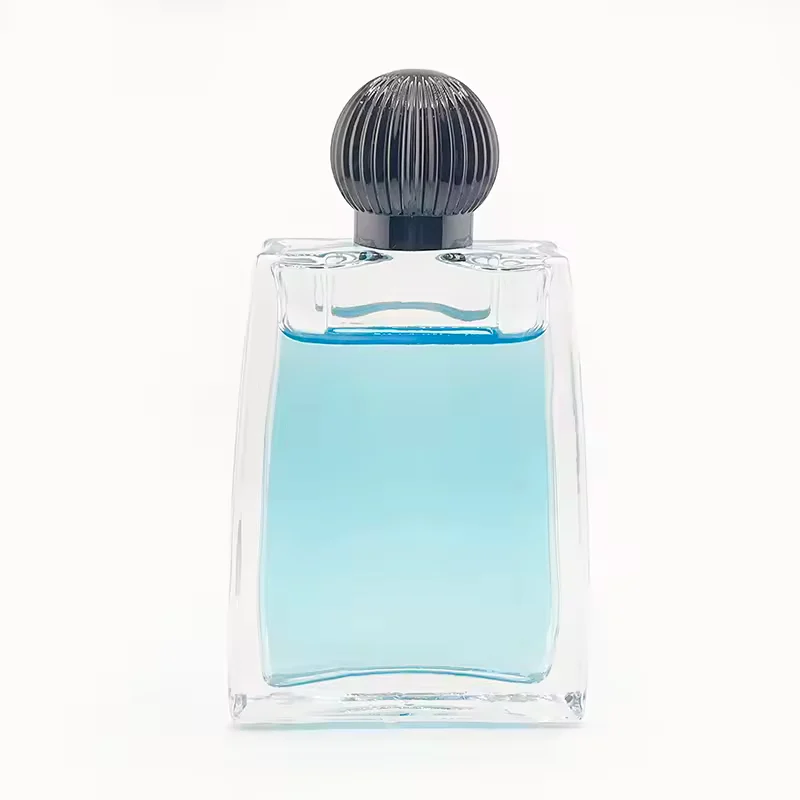 Black Square Glass Perfume Bottle