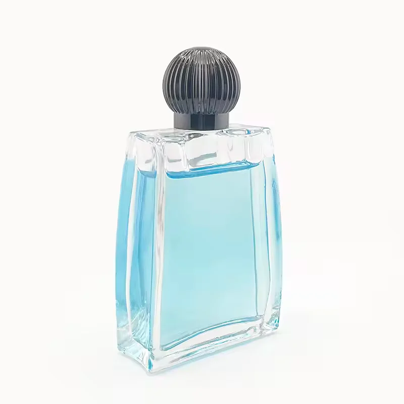 Black Square Glass Perfume Bottle image 3