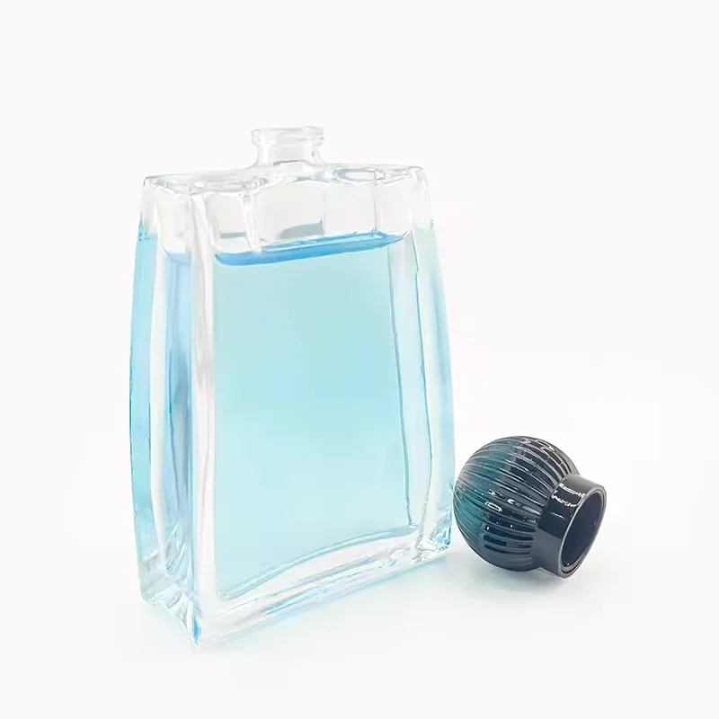 Black Square Glass Perfume Bottle image 5