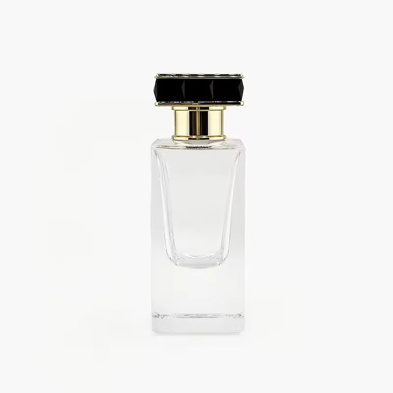 Clear Glass Perfume Bottle with Pump Sprayer