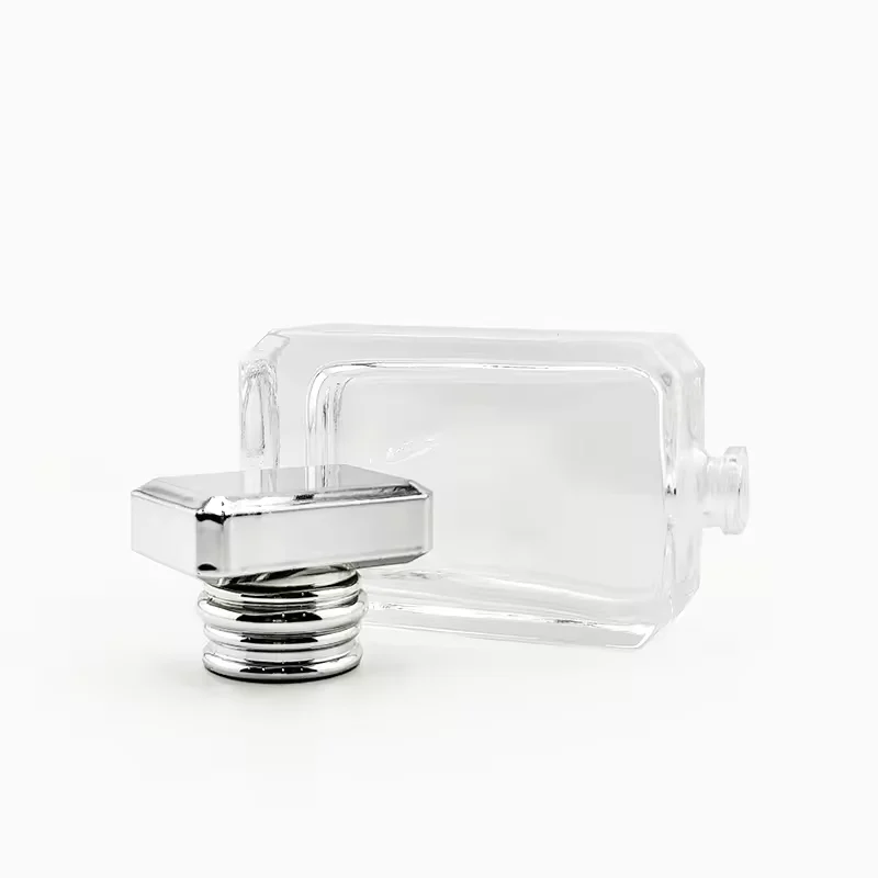 Black Glass Perfume Bottle with Custom Logo image 2