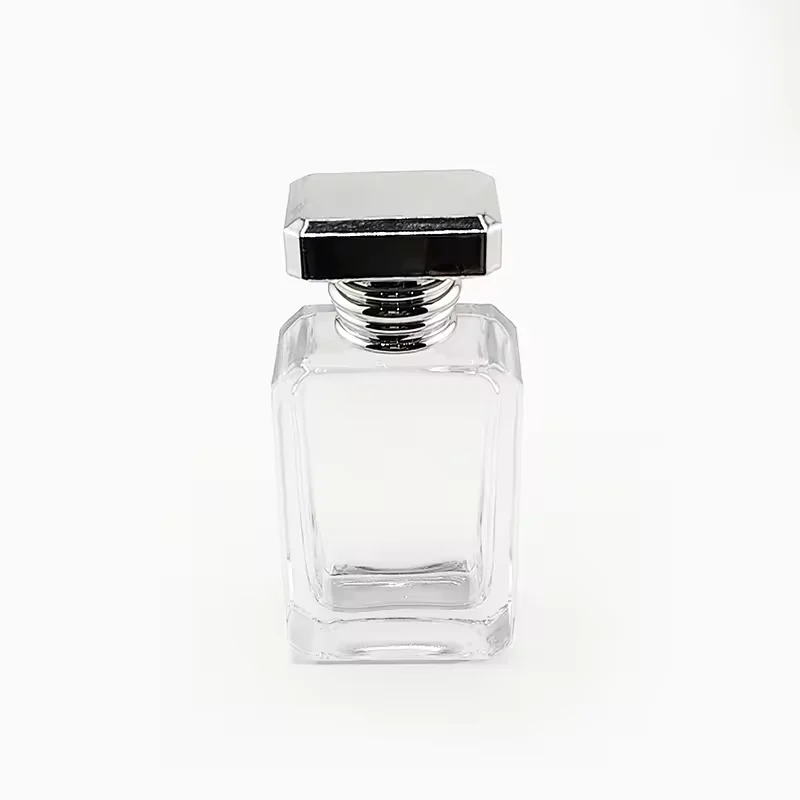 Black Glass Perfume Bottle with Custom Logo image 4