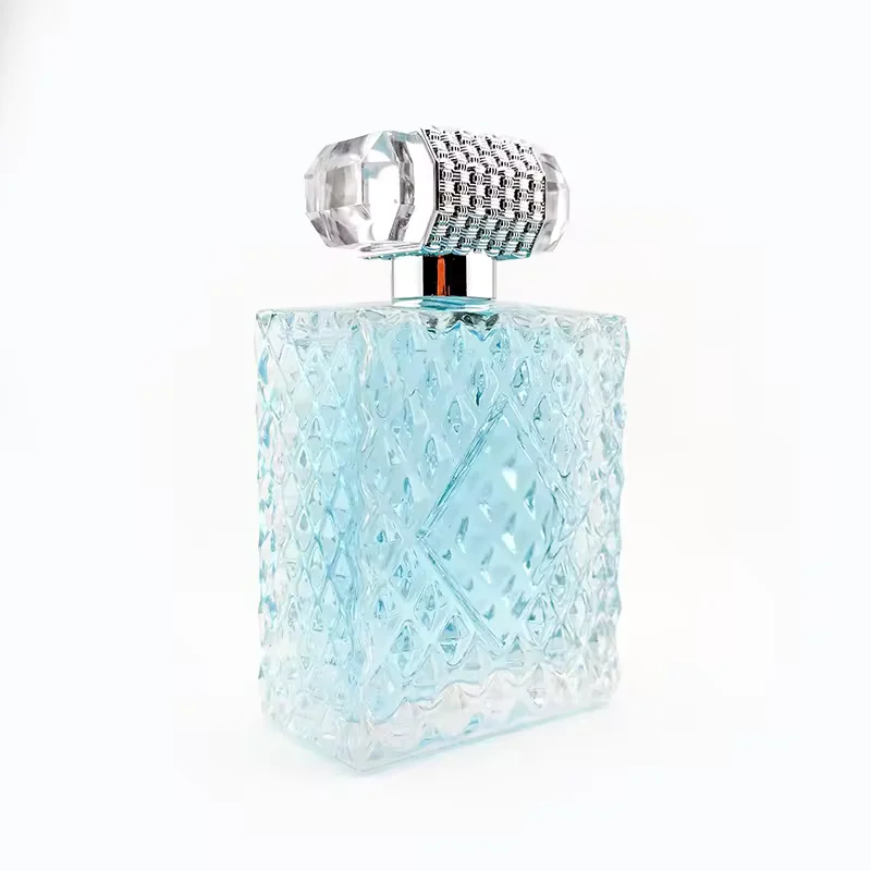 Customizable Shapes Surface Printing Options Glass Perfume Bottles Crimp