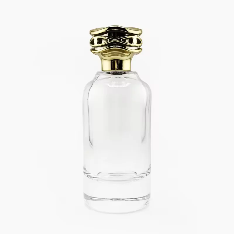 Cylindrical Glass Perfume Bottle