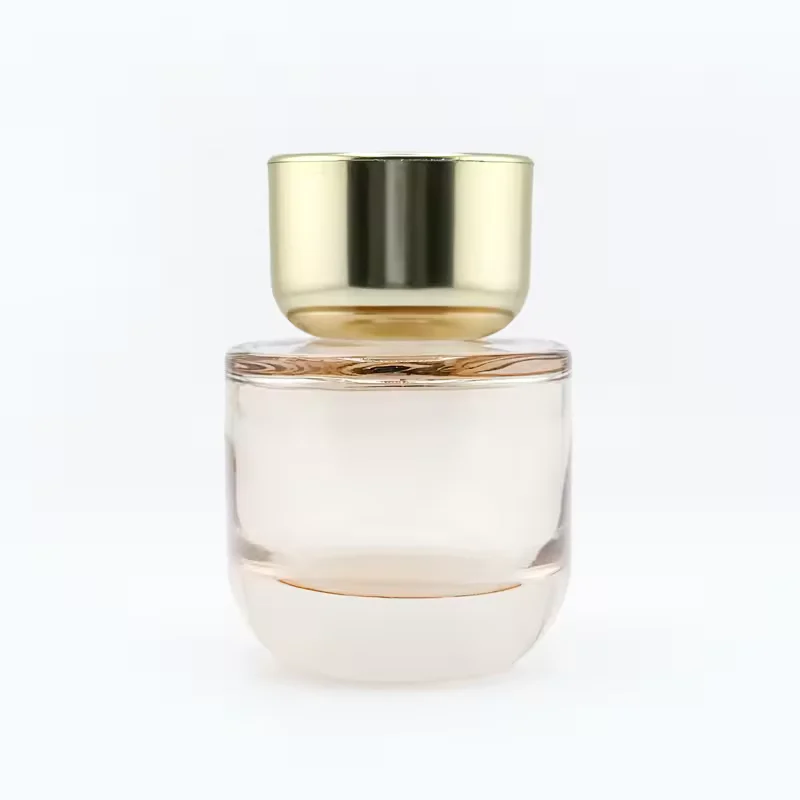 Cylindrical Glass Perfume Bottle