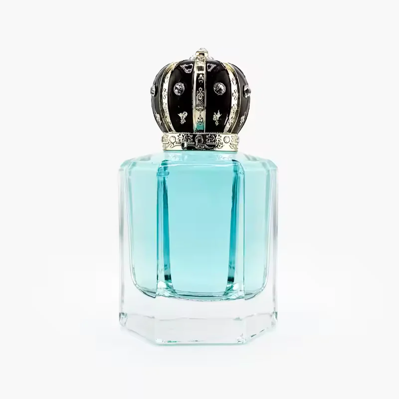 Black Glass Perfume Bottle