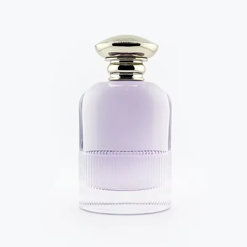 Gradient Glass Perfume Bottle with Crimp Neck