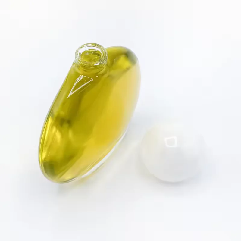 Round Glass Perfume Bottle with Pump Sprayer image 3